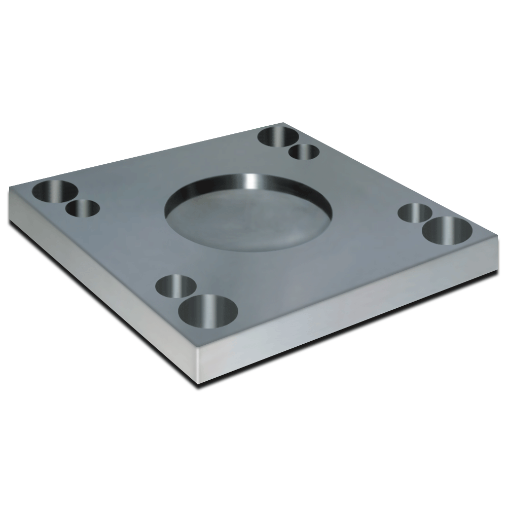 E25 Clamping plate flush