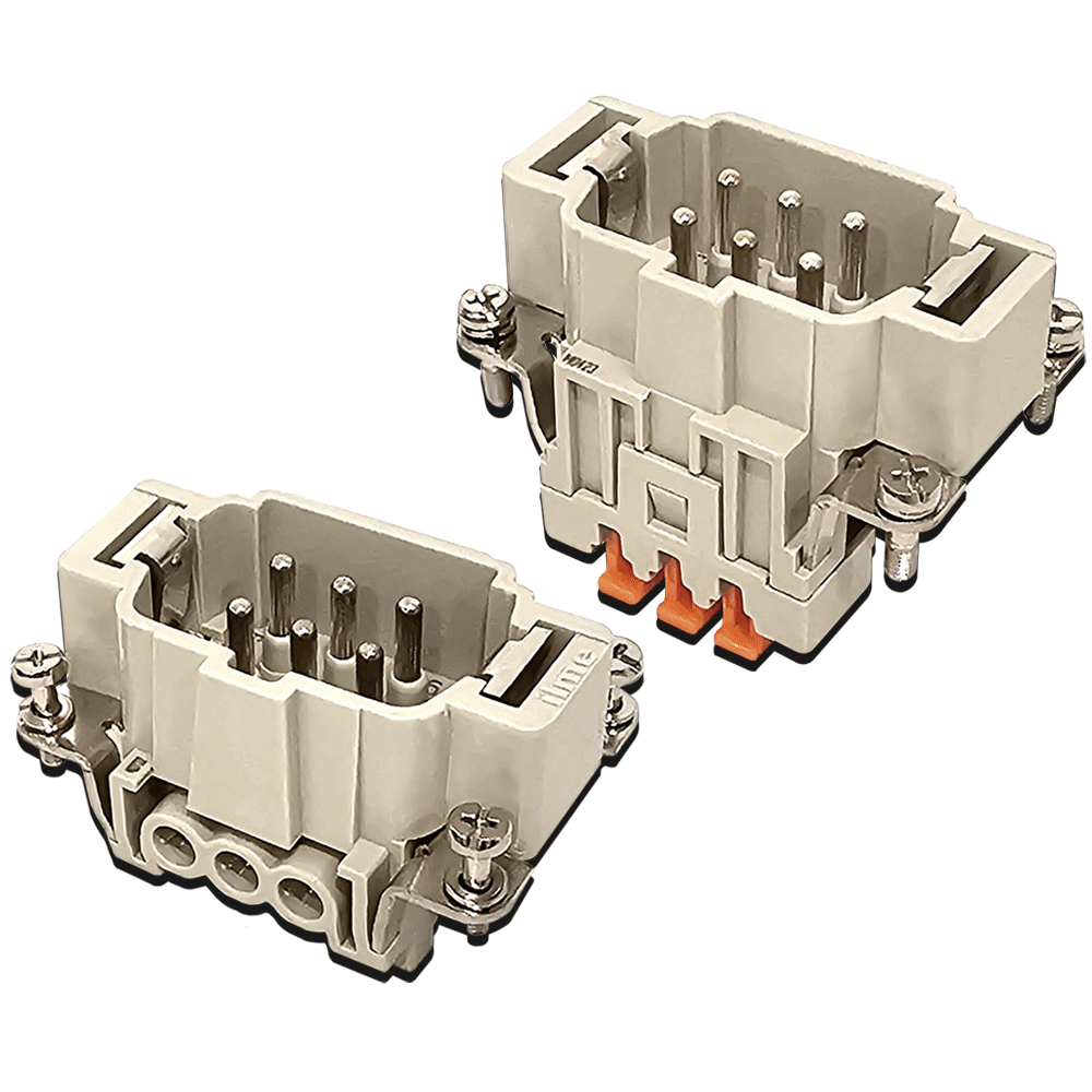 Tilslutningsenheder<BR>6-Polig